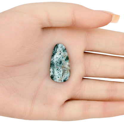 Horse Canyon Moss Agate 29x15.5x5 mm Fancy Gemstone LS02398-36