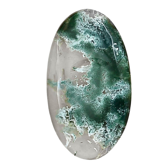 Horse Canyon Moss Agate 28x15.75x4.5 mm Oval Gemstone LS02405-36