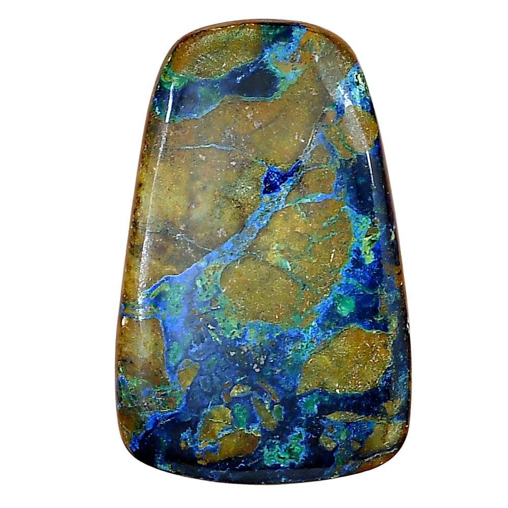 Azurite Chrysocolla 35.16x22.53x5.5 mm Fancy Gemstone LS02411-37