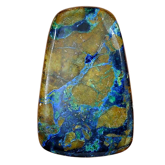 Azurite Chrysocolla 35.16x22.53x5.5 mm Fancy Gemstone LS02411-37