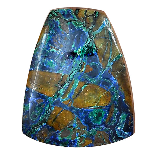 Azurite Chrysocolla 30.62x24.8x5.8 mm Fancy Gemstone LS02412-37