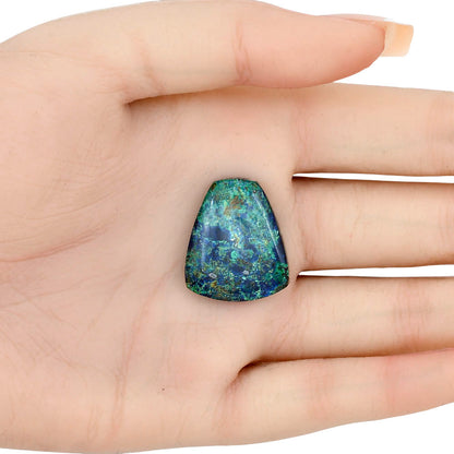 Azurite Chrysocolla 24.39x20.55x5.4 mm Fancy Gemstone LS02440-37