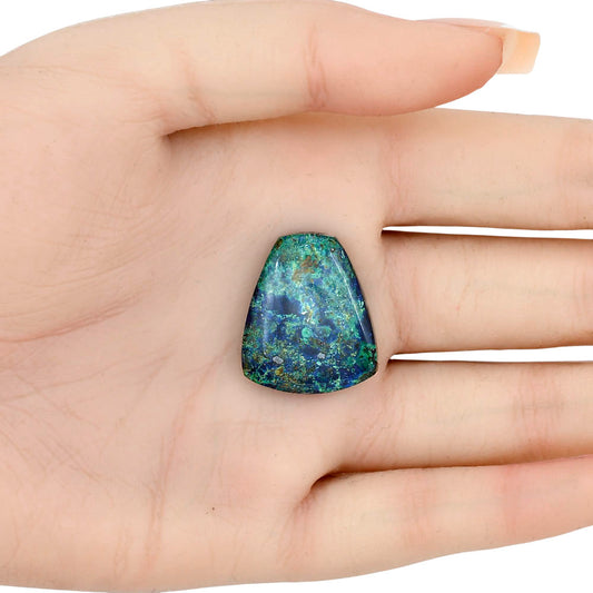 Azurite Chrysocolla 24.39x20.55x5.4 mm Fancy Gemstone LS02440-37