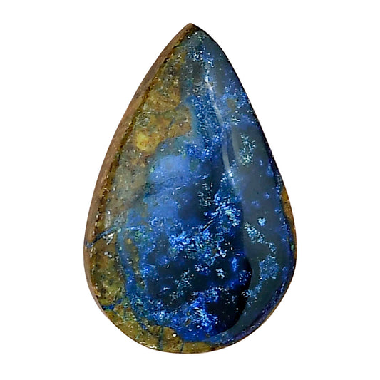 Azurite Chrysocolla 25.85x16.8x4.5 mm Pear Gemstone LS02441-37