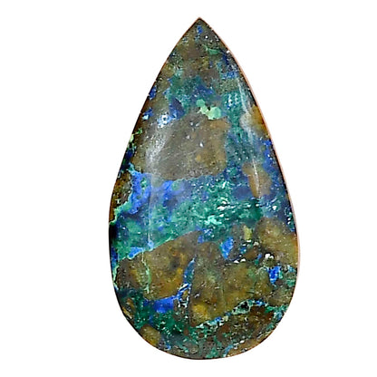 Azurite Chrysocolla 25.82x14.3x5.8 mm Pear Gemstone LS02447-37
