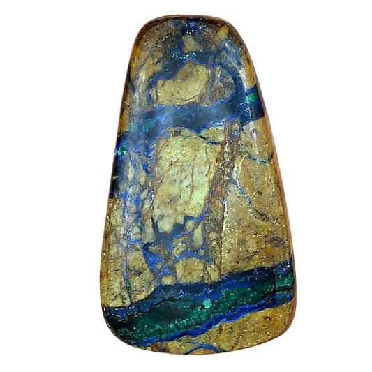 Azurite Chrysocolla 34.17x19.6x5.2 mm Fancy Gemstone LS02452-37