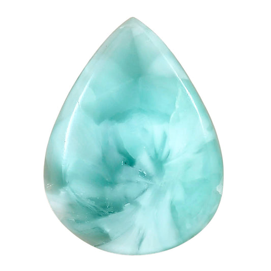 Hemimorphite 34.8x26.4x6.5 mm Pear Gemstone LS02463-38