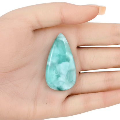 Hemimorphite 44.5x23.7x6.5 mm Pear Gemstone LS02471-38