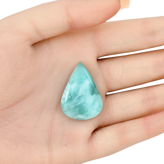 Hemimorphite 31.55x22.8x6.4 mm Pear Gemstone LS02472-38