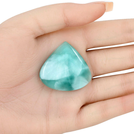 Hemimorphite 35.85x34.3x6.5 mm Heart Gemstone LS02473-38