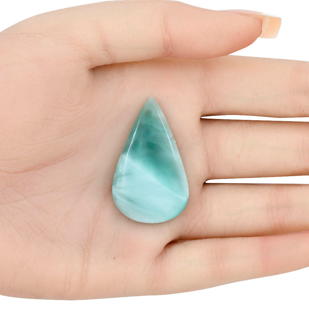 Hemimorphite 38.1x23x6 mm Pear Gemstone LS02475-38