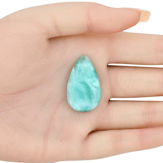 Hemimorphite 32.2x19.1x6.5 mm Pear Gemstone LS02493-38