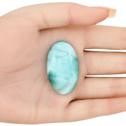 Hemimorphite 39.15x23.65x7 mm Oval Gemstone LS02497-38