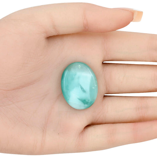 Hemimorphite 28.15x21.55x6 mm Oval Gemstone LS02498-38