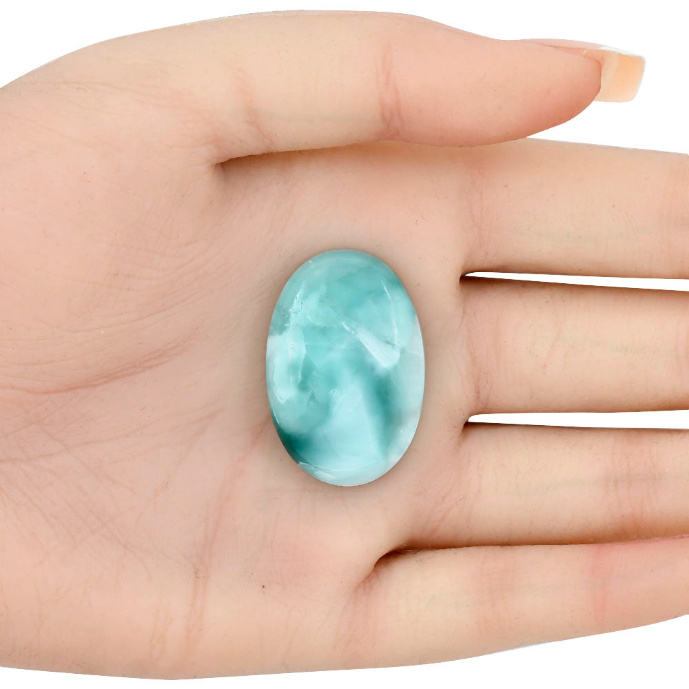 Hemimorphite 31.75x21.3x6.8 mm Oval Gemstone LS02499-38