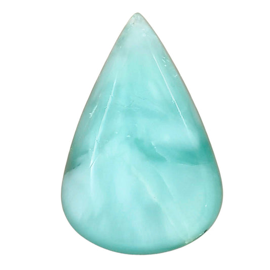 Hemimorphite 28x18.75x6.8 mm Pear Gemstone LS02503-38