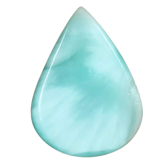 Hemimorphite 27x20.15x3 mm Pear Gemstone LS02505-38