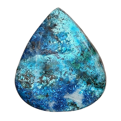Shattuckite 24.49x21.48x5.4 mm Heart Gemstone LS02509-39