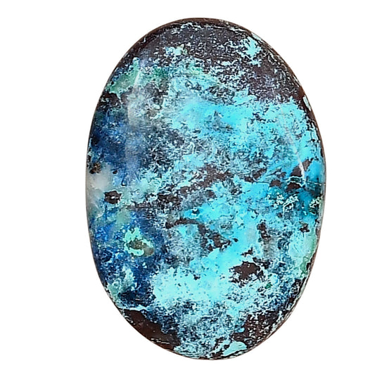 Shattuckite 27.81x19.6x5.2 mm Oval Gemstone LS02516-39