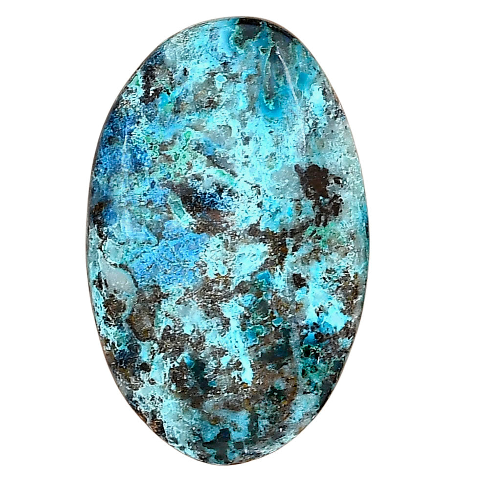 Shattuckite 34.31x21.76x5.8 mm Oval Gemstone LS02534-39