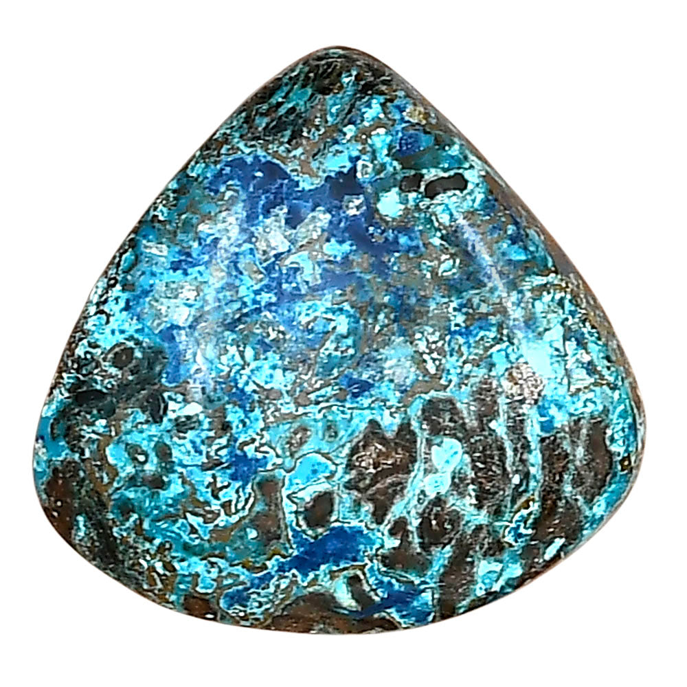 Shattuckite 23.95x23.04x6.5 mm Heart Gemstone LS02535-39
