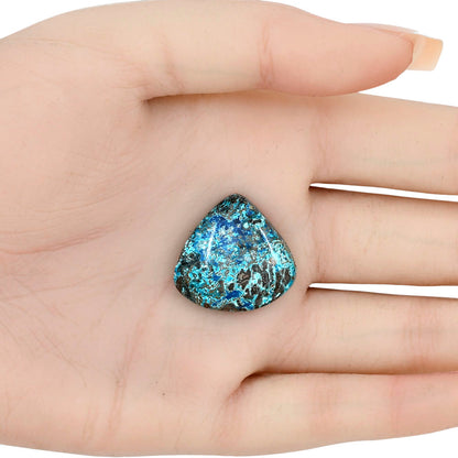 Shattuckite 23.95x23.04x6.5 mm Heart Gemstone LS02535-39