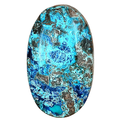Shattuckite 33.96x20.1x8 mm Oval Gemstone LS02540-39