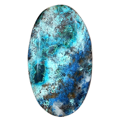 Shattuckite 35.36x20.57x5.5 mm Oval Gemstone LS02541-39
