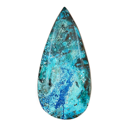 Shattuckite 37.35x18x5.35 mm Pear Gemstone LS02542-39