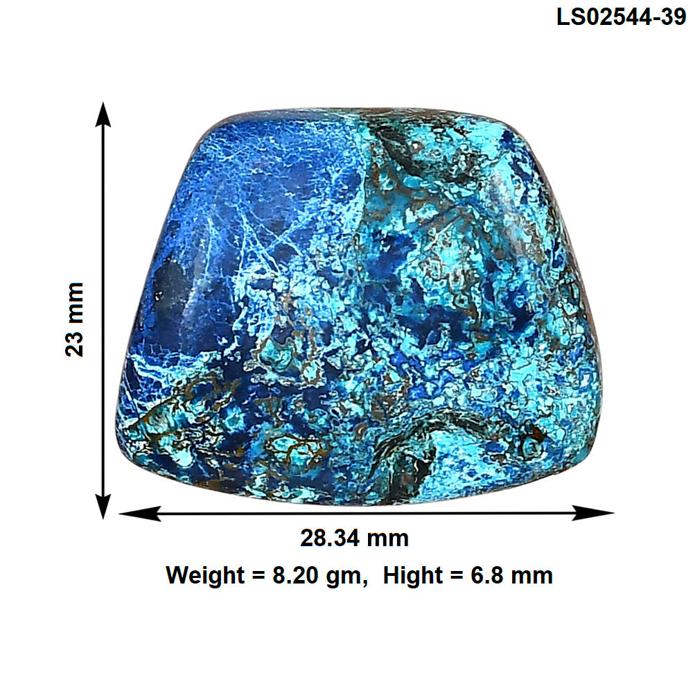 Shattuckite 28.34x23x6.8 mm Fancy Gemstone LS02544-39