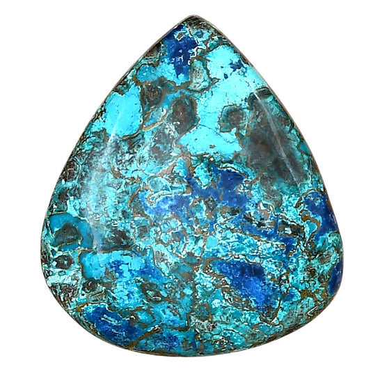 Shattuckite 32.6x29.12x7.3 mm Heart Gemstone LS02551-39