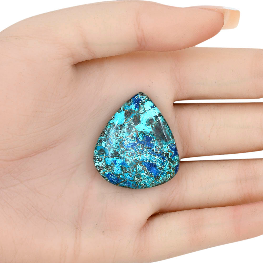 Shattuckite 32.6x29.12x7.3 mm Heart Gemstone LS02551-39