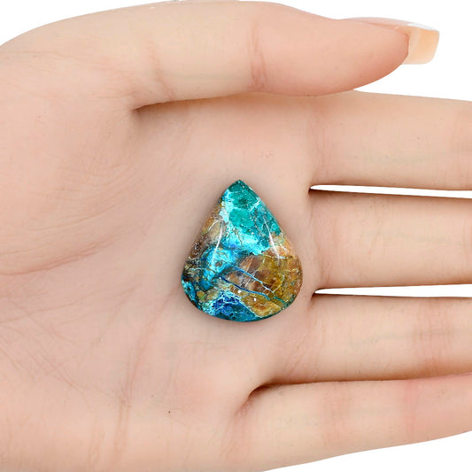 Shattuckite 26.75x23.13x6.9 mm Heart Gemstone LS02554-39