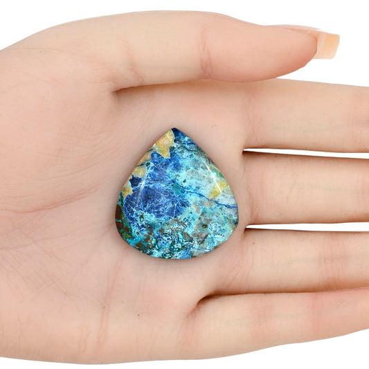 Shattuckite 33.42x33.41x6.7 mm Heart Gemstone LS02555-39