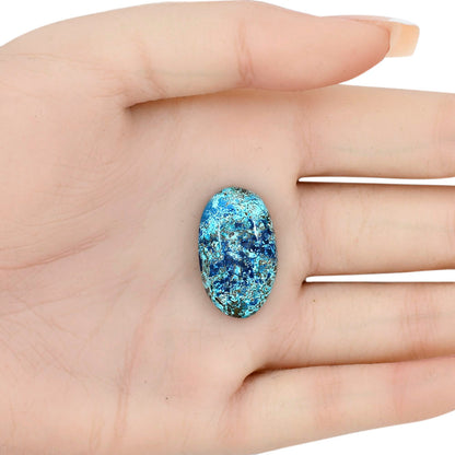 Shattuckite 25.57x15.35x7.1 mm Oval Gemstone LS02557-39