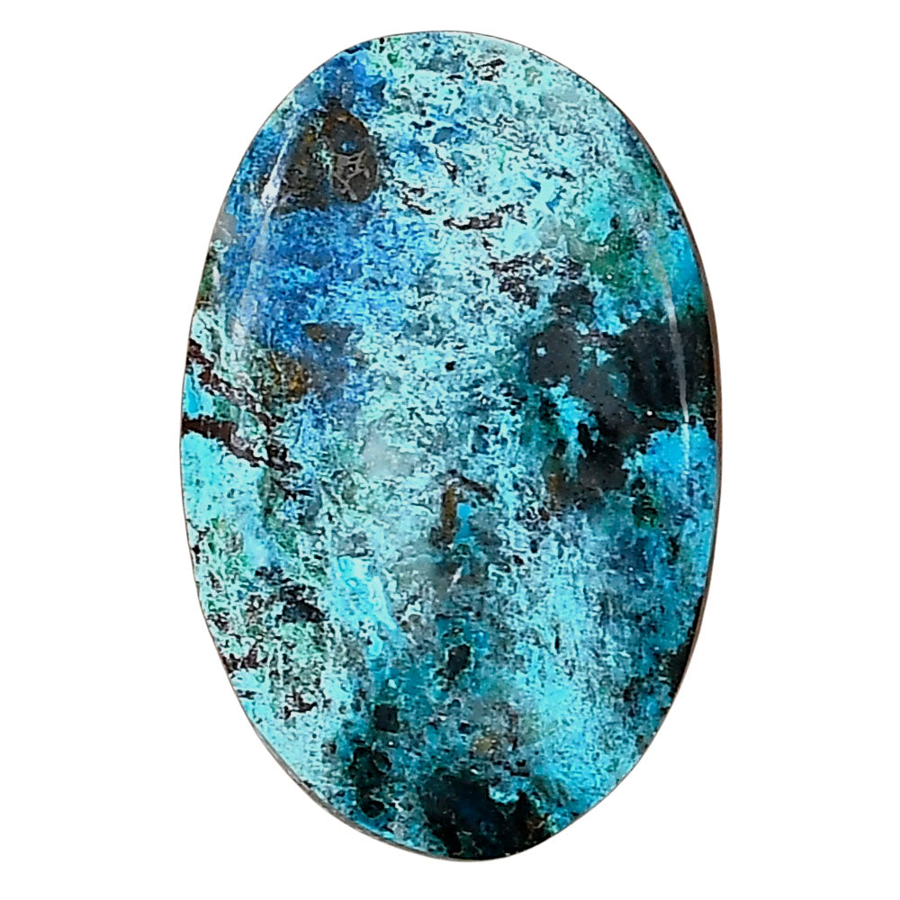 Shattuckite 28.75x18.8x4.85 mm Oval Gemstone LS02564-39