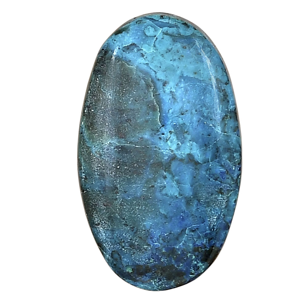 Shattuckite 30x17.65x5.8 mm Oval Gemstone LS02569-39