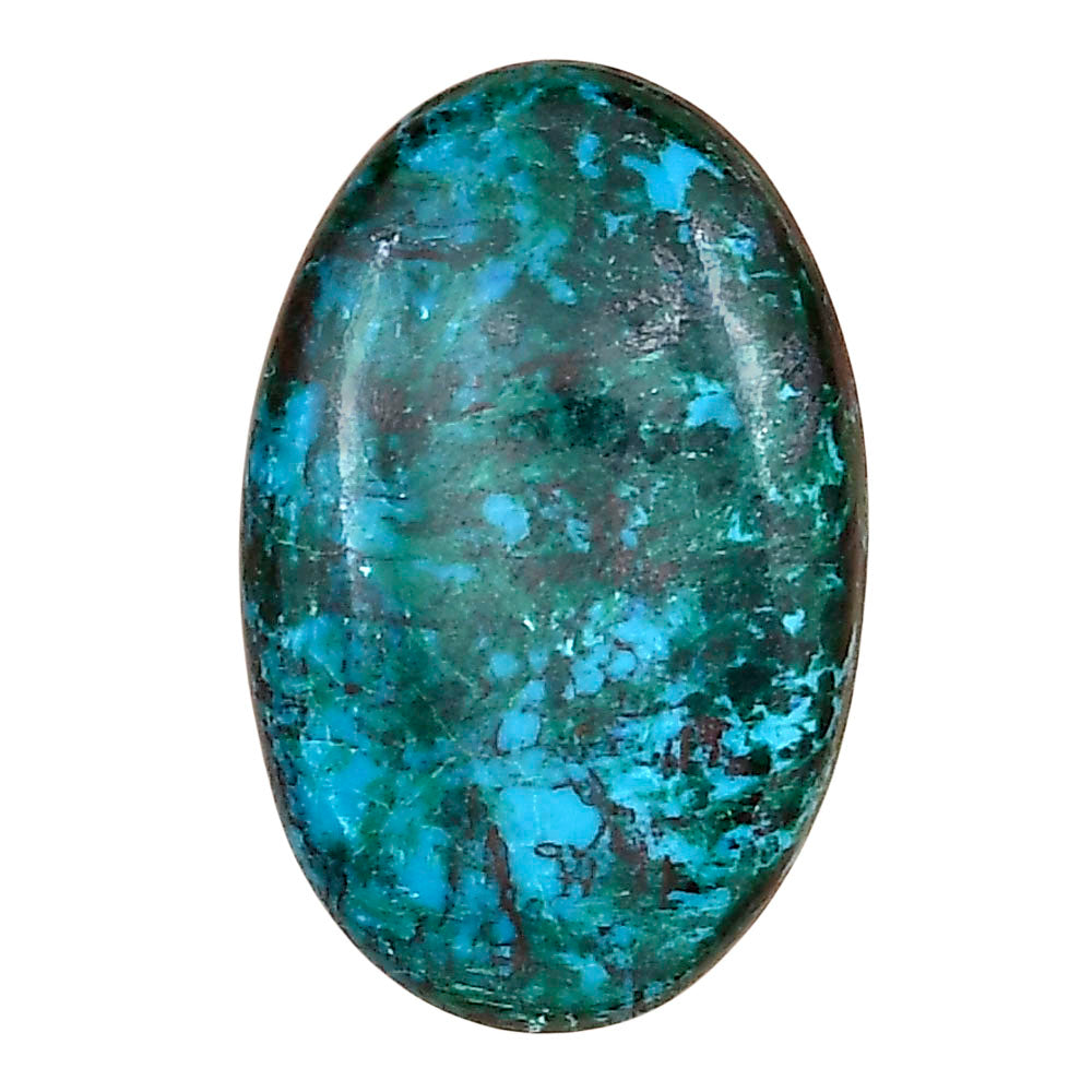 Shattuckite 29.37x19.18x5.5 mm Oval Gemstone LS02577-39