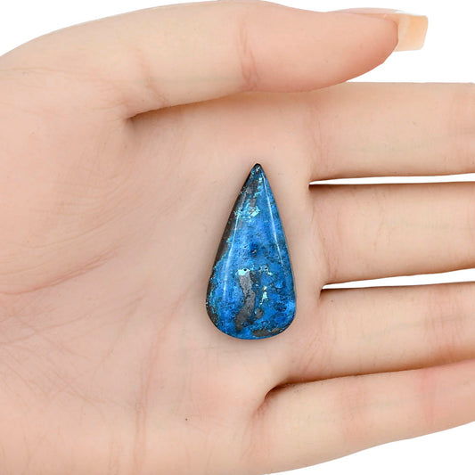 Shattuckite 32.92x17x5.2 mm Pear Gemstone LS02578-39