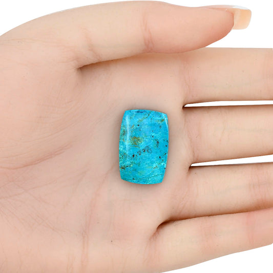 Shattuckite 24.05x15.8x5.2 mm Baguette Gemstone LS02585-39