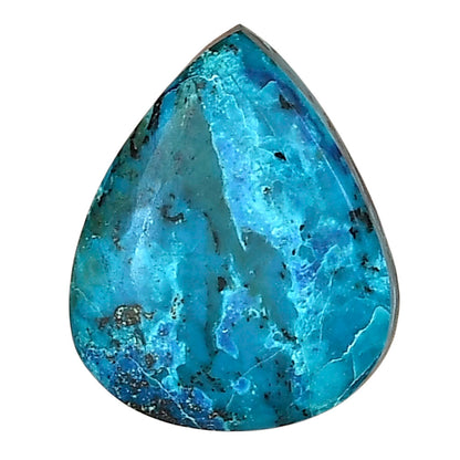 Shattuckite 22.69x18.4x5.1 mm Pear Gemstone LS02591-39