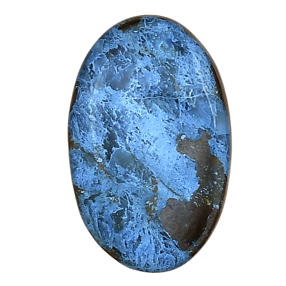 Shattuckite 26.4x16.9x4.5 mm Oval Gemstone LS02592-39