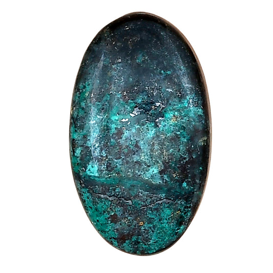 Shattuckite 28.22x16.7x6.2 mm Oval Gemstone LS02593-39