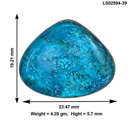 Shattuckite 23.47x19.21x5.7 mm Fancy Gemstone LS02594-39