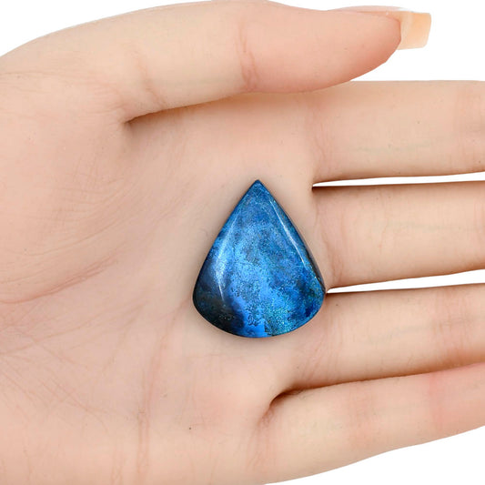 Shattuckite 28.73x24.26x5.8 mm Pear Gemstone LS02595-39
