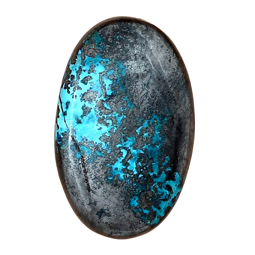 Shattuckite 31.14x19.7x4.9 mm Oval Gemstone LS02602-39