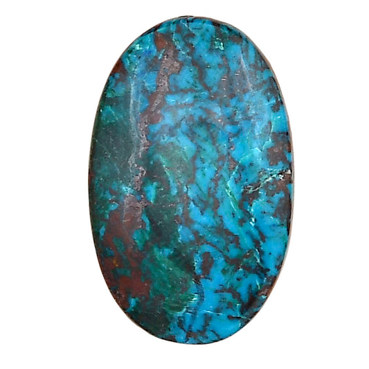 Shattuckite 26.95x17.08x5.3 mm Oval Gemstone LS02607-39
