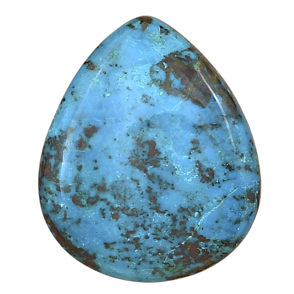 Shattuckite 29.3x24.42x5.5 mm Heart Gemstone LS02614-39