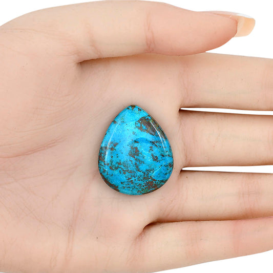 Shattuckite 29.3x24.42x5.5 mm Heart Gemstone LS02614-39