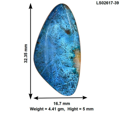 Shattuckite 32.35x16.7x5 mm Fancy Gemstone LS02617-39